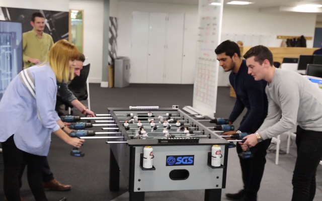 Foosball with a TWIST!