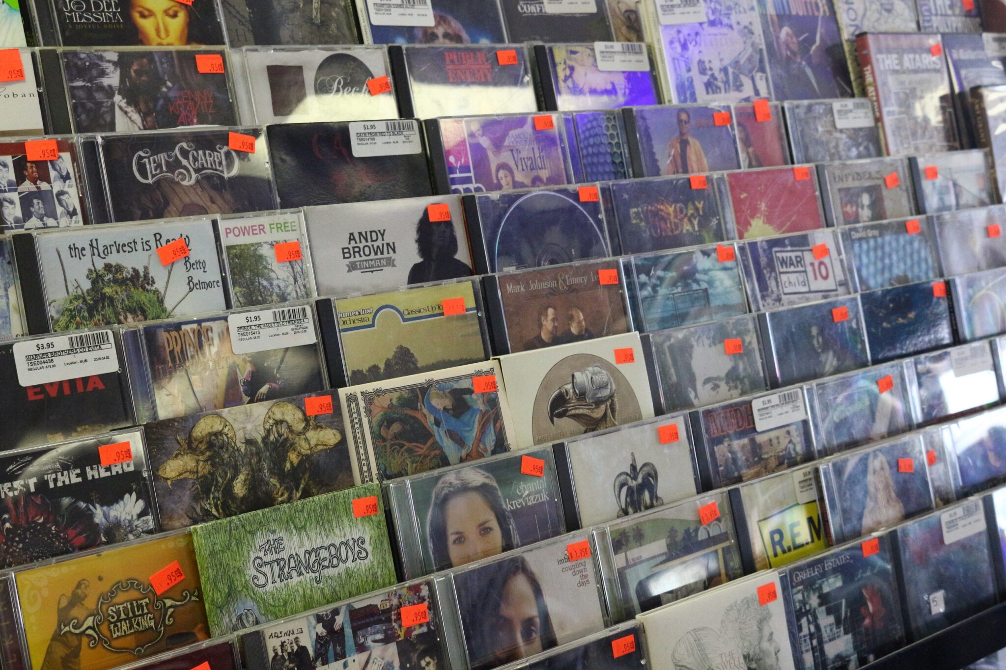 Evergreen Traders marked down CDs!