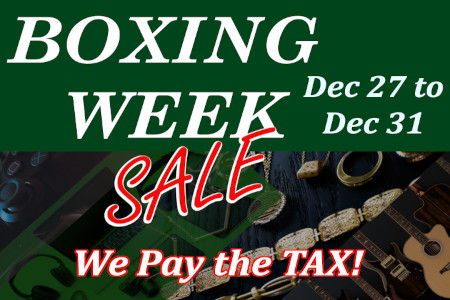 Boxing Week Sale – Dec 27 to Dec 31