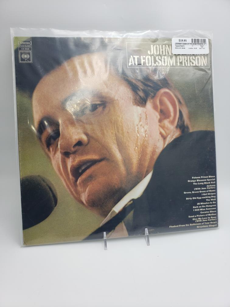 Wed Dec 22 – Johnny Cash – Live at Folsom Prison Vinyl LP – $19