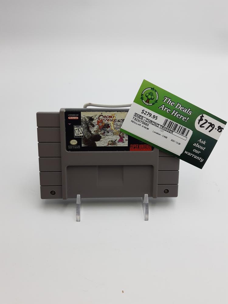 Thurs Dec 30 – Super Nintendo Chrono Trigger Original – $279