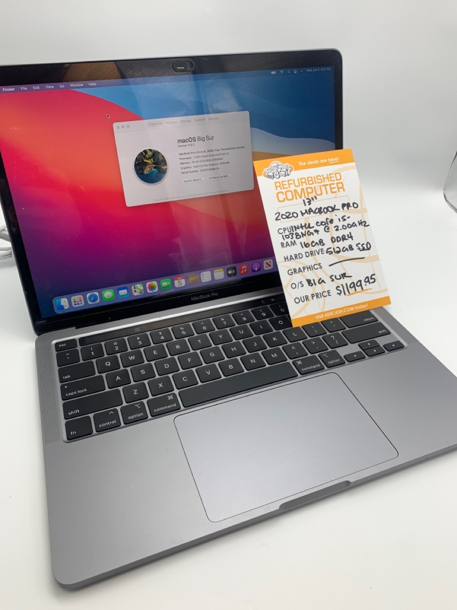 Thurs Jan 6 – Apple Macbook Pro 2020 – $1199