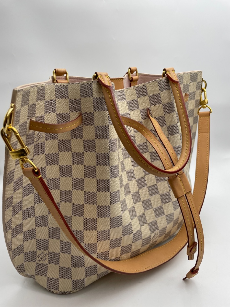 Tues May 10 – Louis Vuitton Girolata Damier Azur Handbag – $2199
