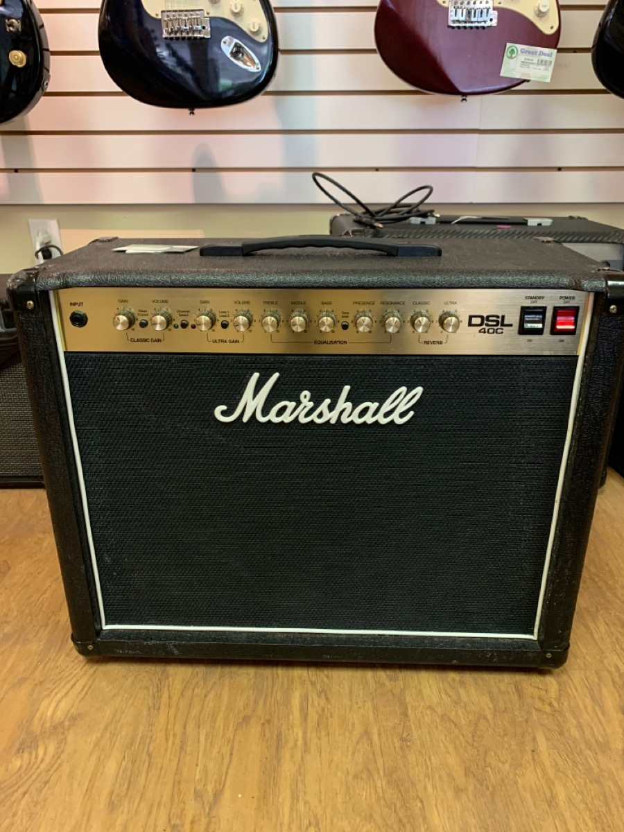 Mon May 30 – Marshall DSL40CR 40w Tube Amplifier – $599
