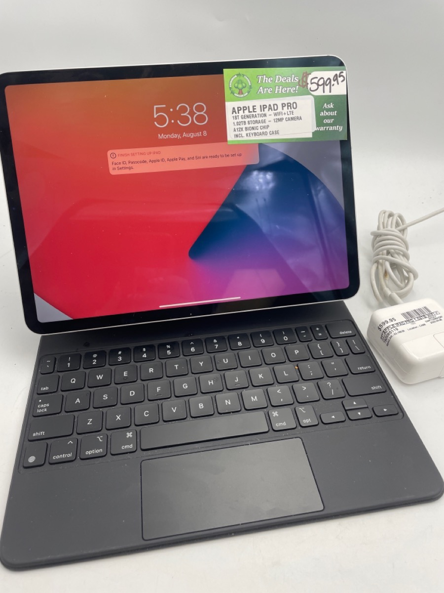 Tues Aug 9 – Apple IPad Pro 1TB w/keyboard – $599