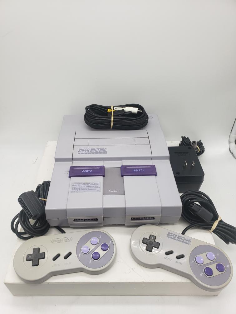 Sat Oct 1 – Original Super Nintendo SNES Console w/ 2 controllers – $99