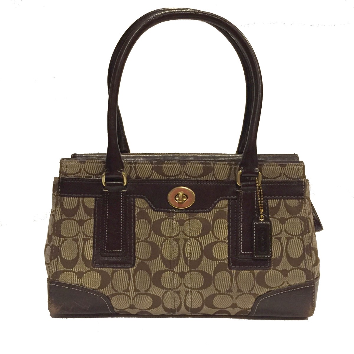 Mon Oct 31 – Coach Hampton Signature Handbag – $99