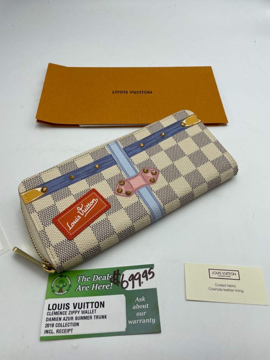 Wed Oct 5 – Louis Vuitton Clemence Damien Azur Wallet – $699