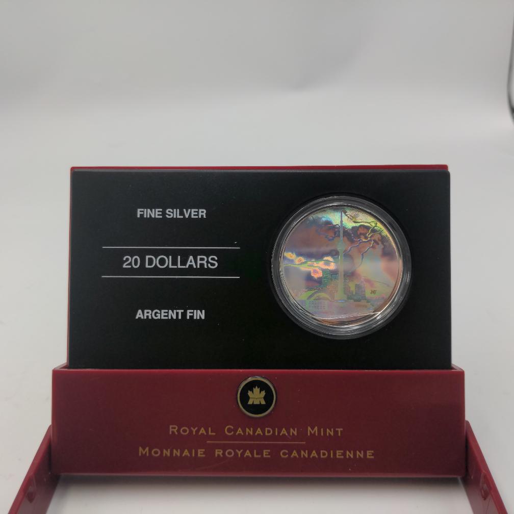 Sat Nov 19 – Royal Canadian Mint 1oz Silver Hologram Collectible Coin – $69