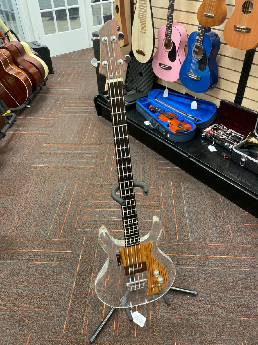 Tuesday August 15th – 1970S AMPEG DAN ARMSTRONG LUCITE BASS GUITAR – $2,899.95