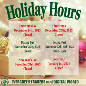 Holiday Hours 2023