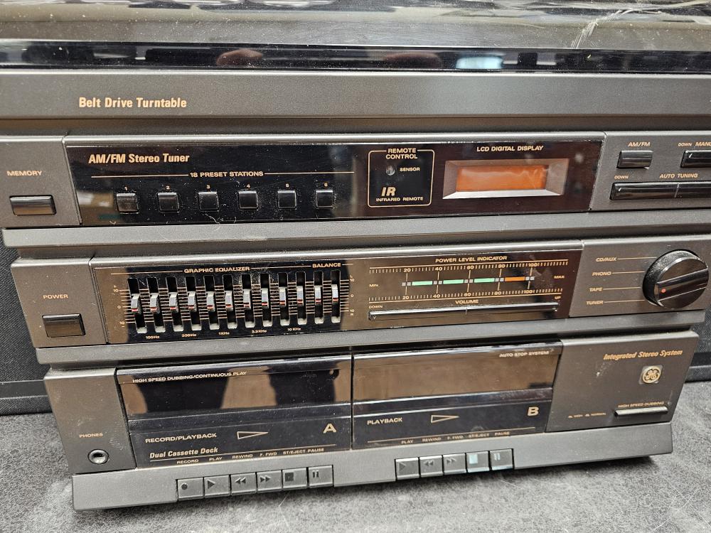 Tuesday Feb 27 – Vintage GE Dual Tape Deck Stereo – $149