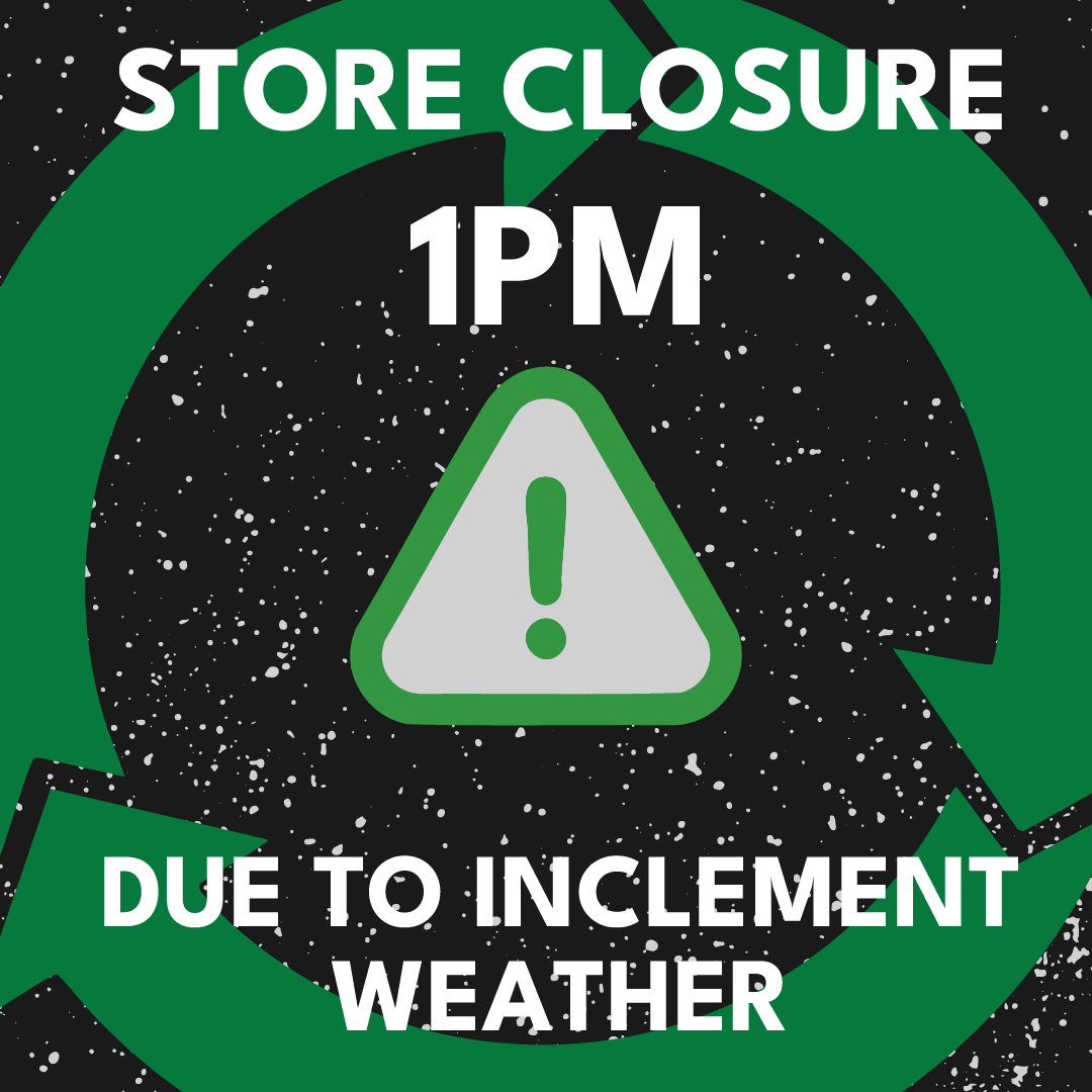 STORE CLOSURE – 1PM – WEATHER WARNING