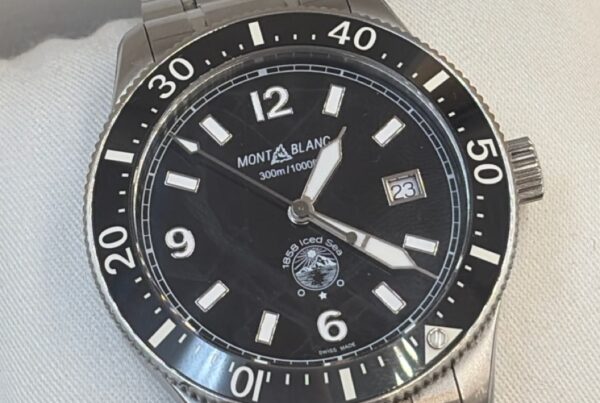 Montblanc 1858 Iced Sea 129371 Automatic 41MM Stainless Steel Dive Watch - w/ Box & Papers