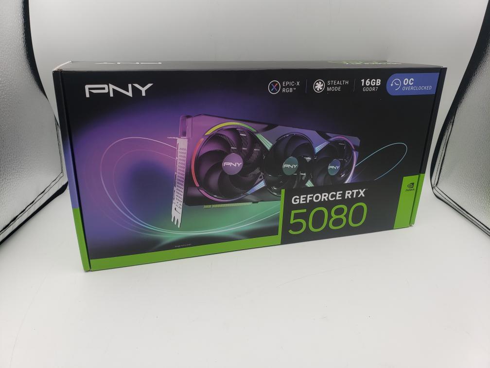Tuesday Sep 29 – Pny RTX 5080 Oc 16GB GDDR7 Pci-e 5.0 Argb – $1,949