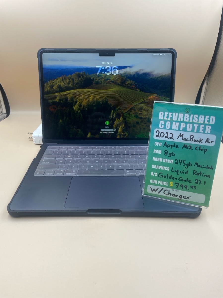 Thursday Oct 8 – 2022 Apple MacBook Air M2 – $799